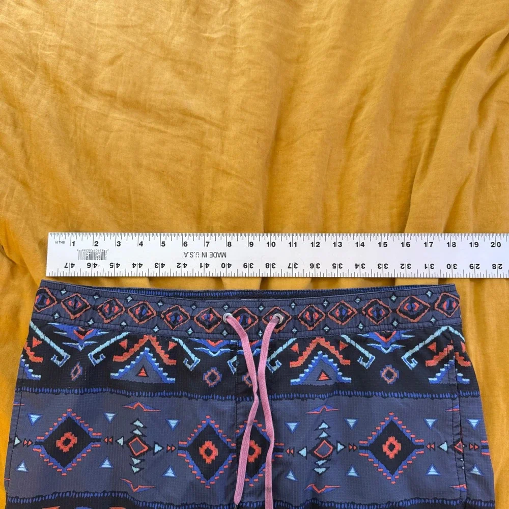 Billabong Adventure Division Mens Geometric Ripstop Board Shorts Blue Orange M